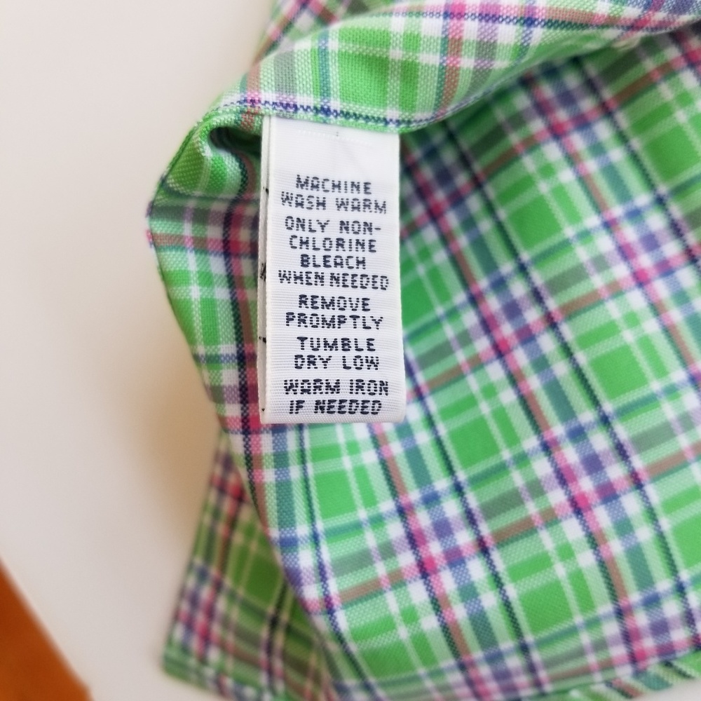 NWT Polo Ralph Lauren Plaid Button Down SIZE MEDIU - Picture 8 of 8